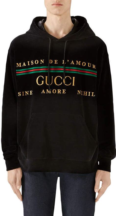 paolo gucci sweater|gucci velour sweatsuit.